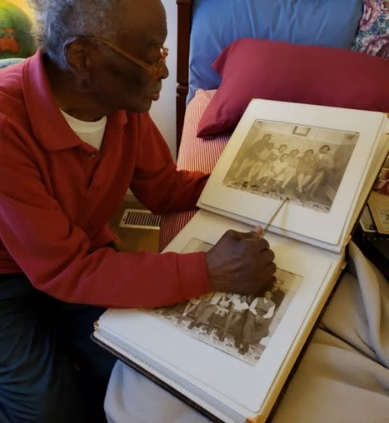 Uncle Earl with Photos - Shirley Lee