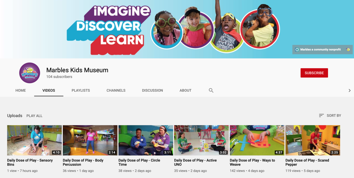 Marbles Kids Museum Youtube