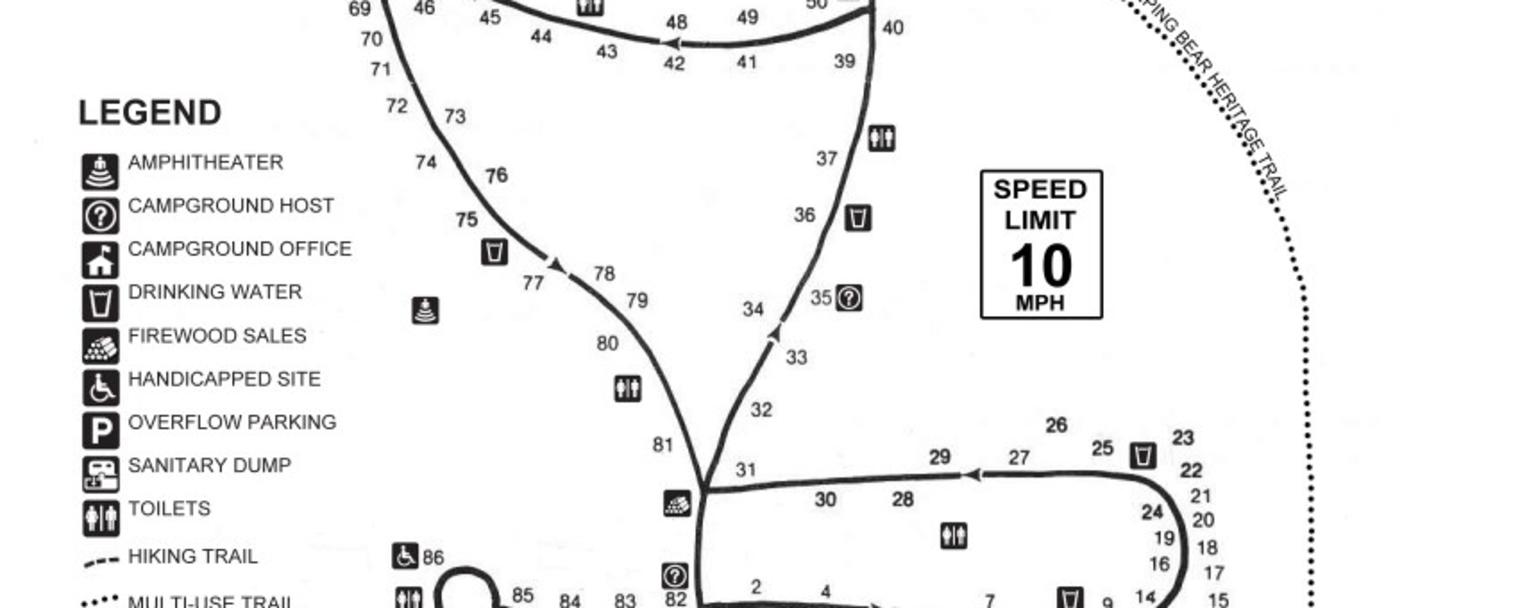 Dh Day Campground Map