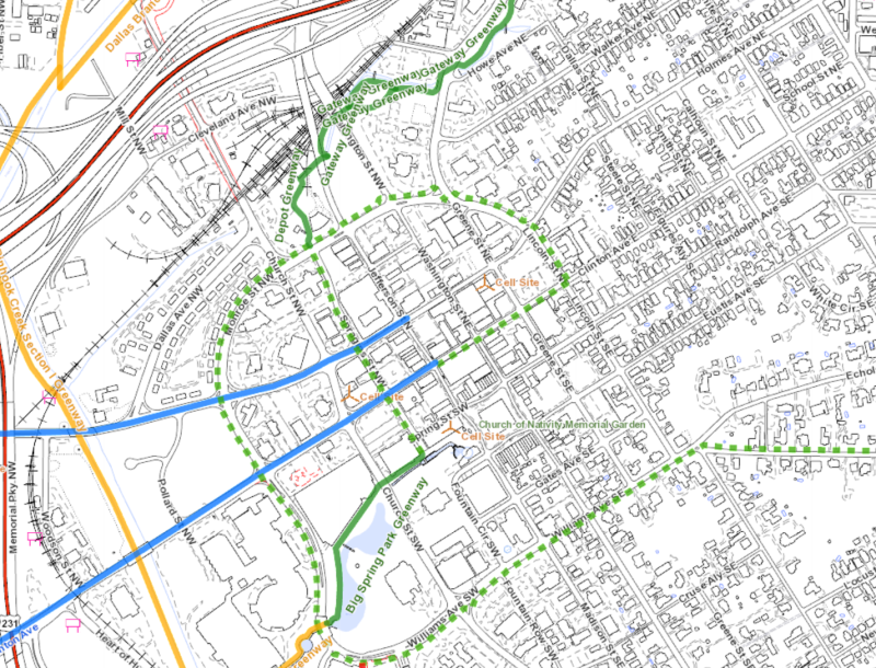 City of Huntsville Bike Map