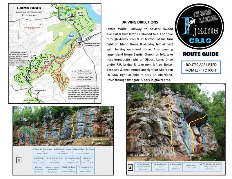 Rock Climbing Guide to Knoxville's Urban Wilderness