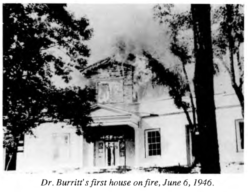 Burritt House Fire