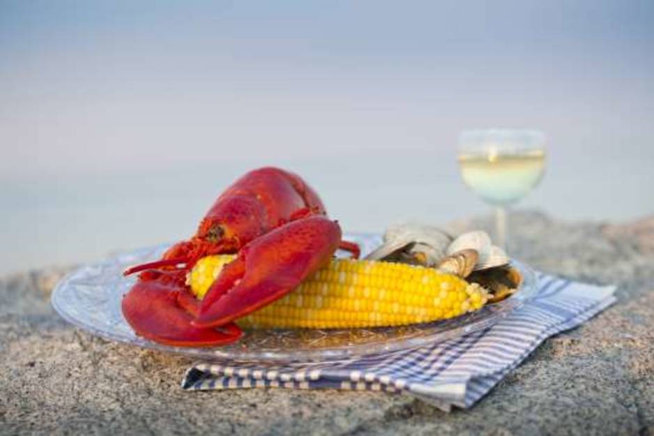 lobster and lighthouse
