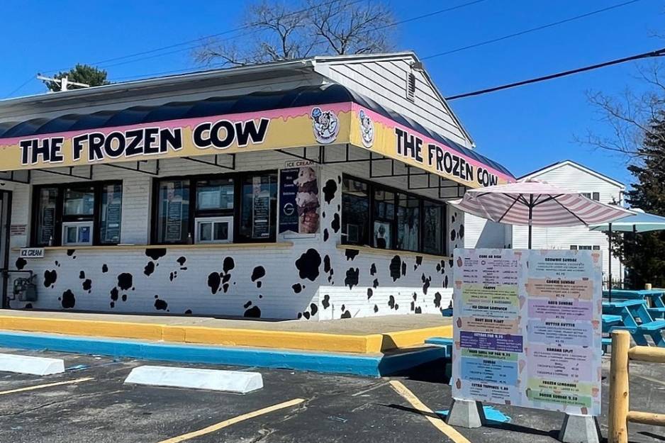 frozen cow