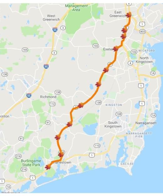 Scenic Route 4 From East Greenwich