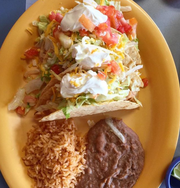 Ranchera Chicken Crispy Taco at Carmelo's Mexican Grill