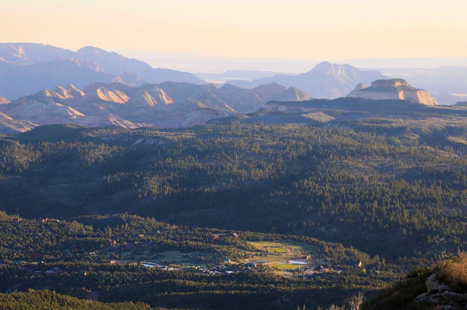 Zion Crest Campground aerial view
