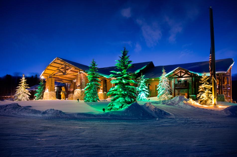 Daniels Summit Lodge Entrance Winter