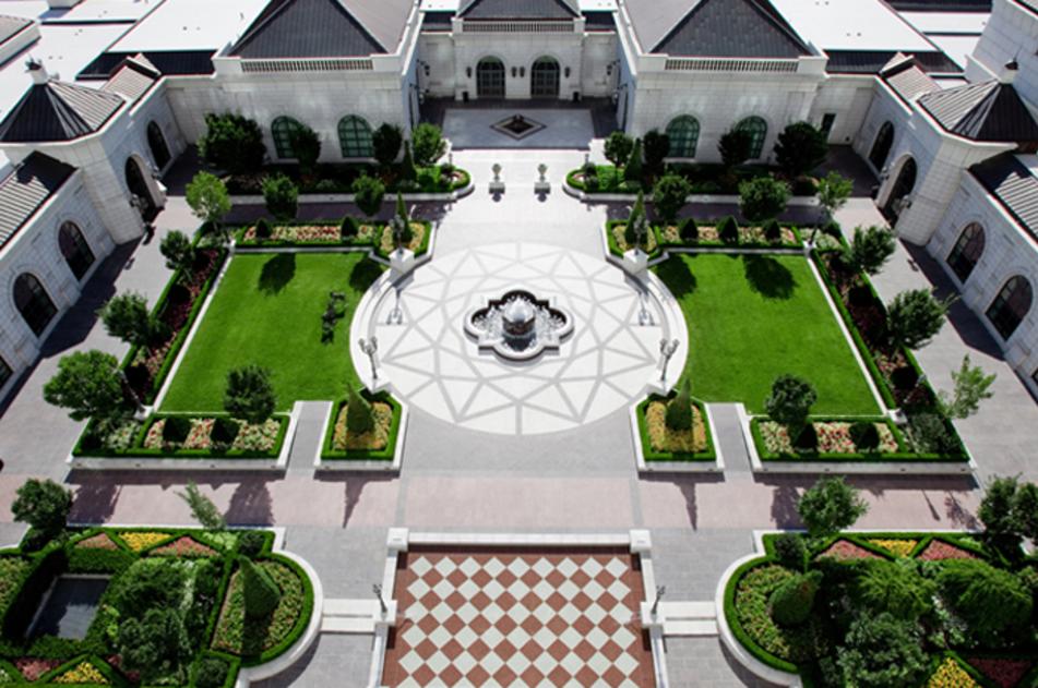 Aerial View of the Grand America Hotel