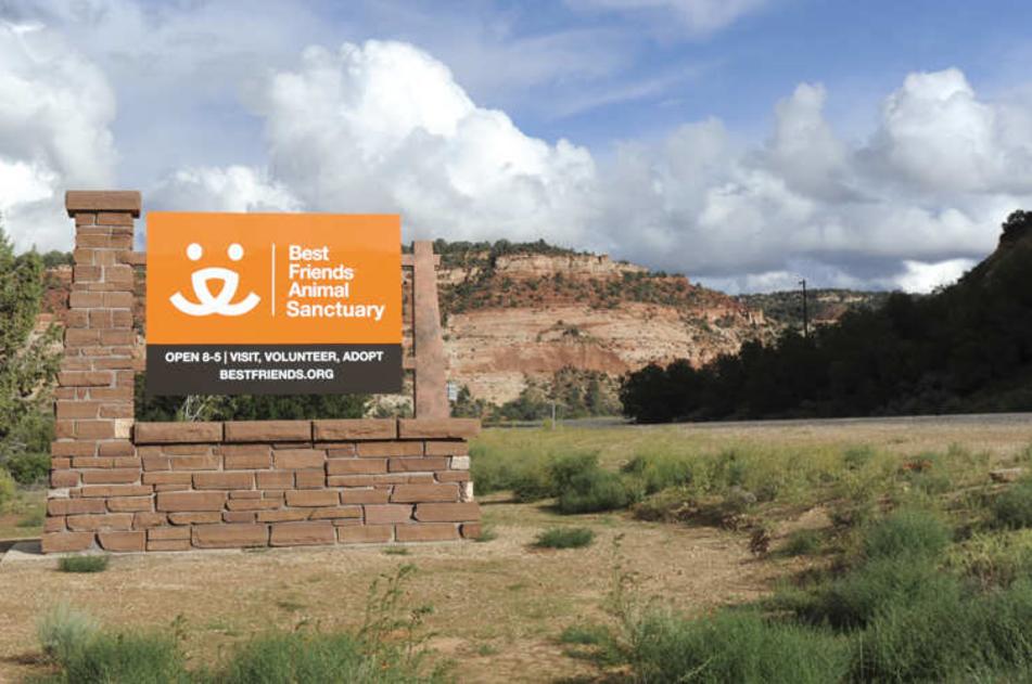 Best Friends Animal Sanctuary - Welcome Sign