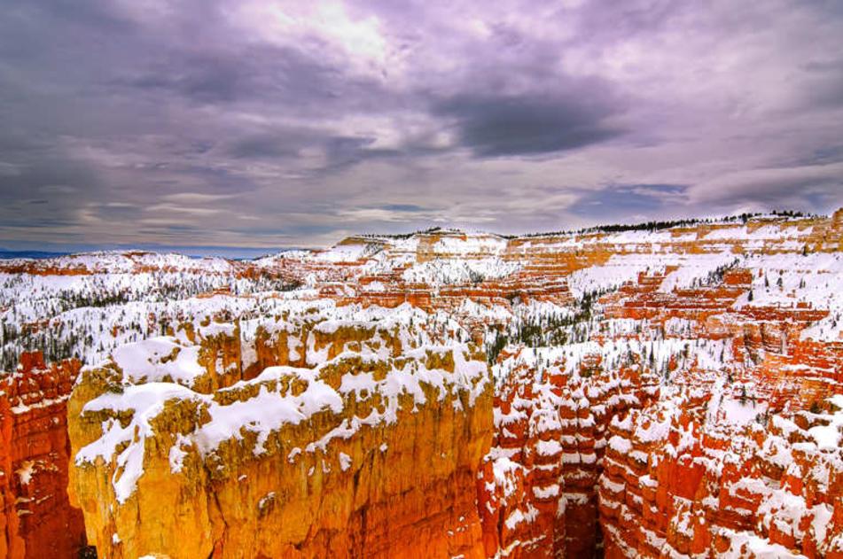 Snowy Bryce Canyon