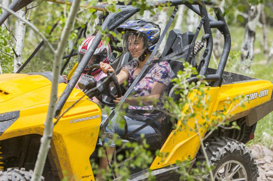 Kids and an ATV