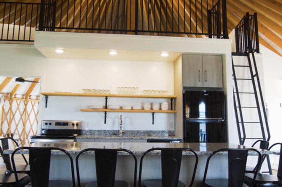 Oso Yurt Kitchen