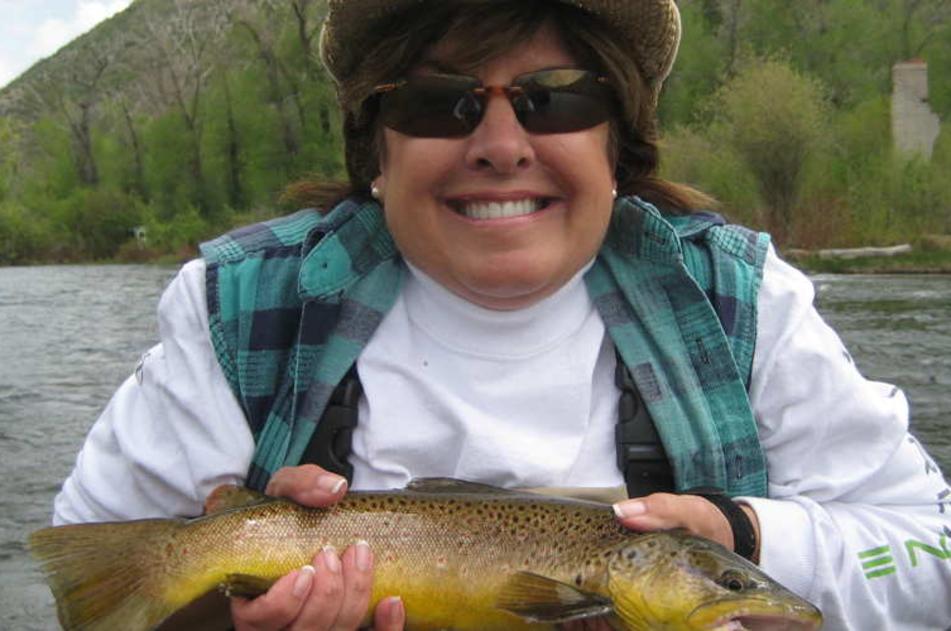 A woman and her fish