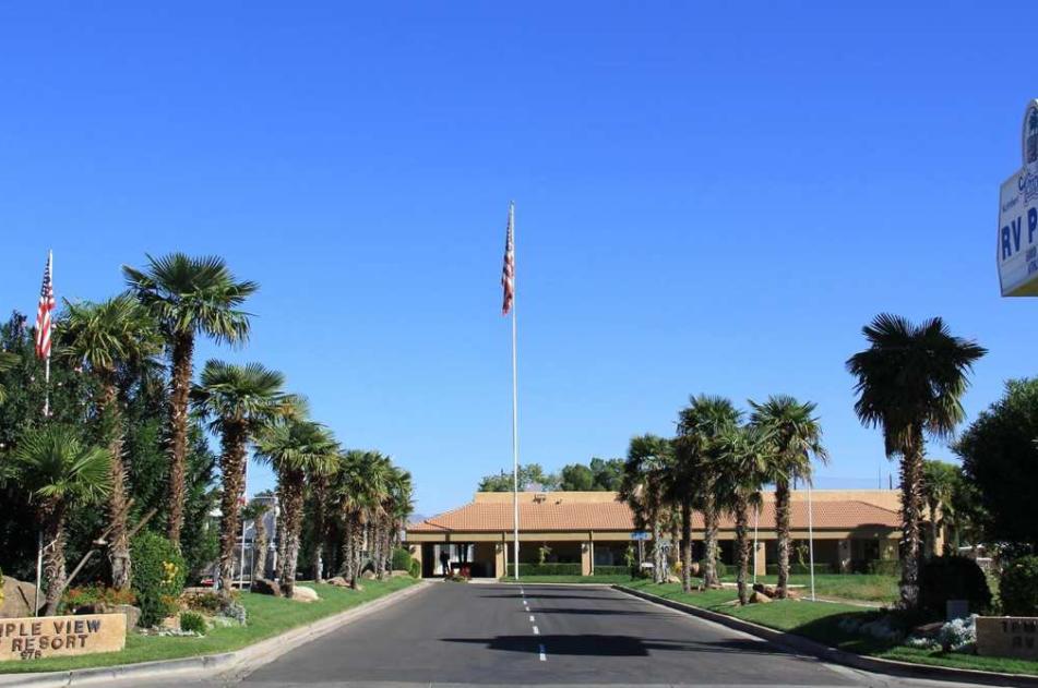 Temple View RV Park Entrance