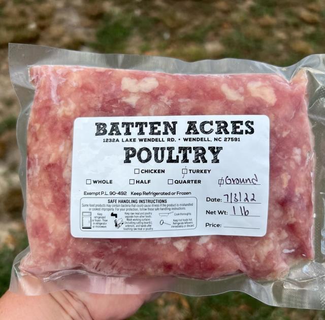 Batten Acres ground turkey