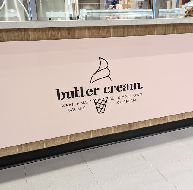 Butter Cream sign