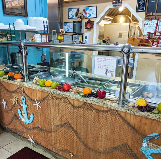 Caribbean Delight counter