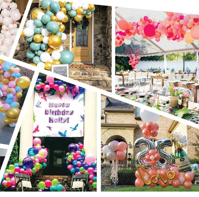 Carolina Balloon and Confetti birthday/baby