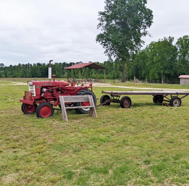 Lazy Hound Farm tractor