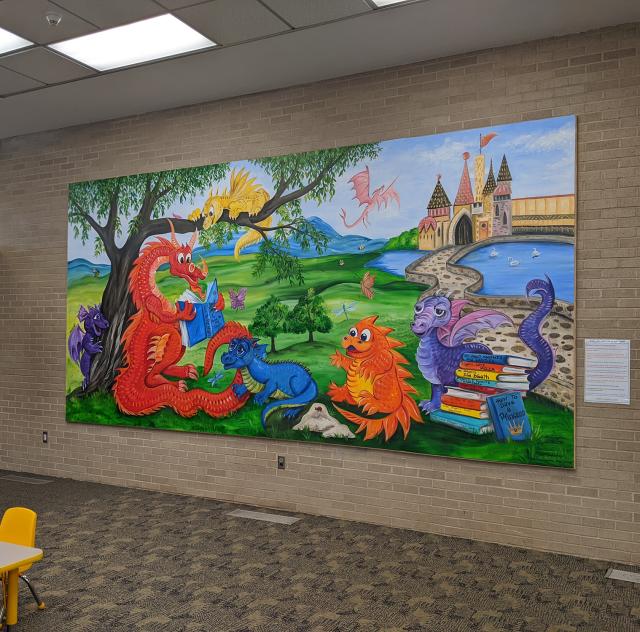 Public Library of Johnston County and Smithfield mural