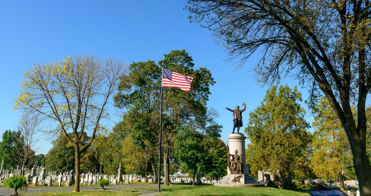 Francis Scott Key Monument in Frederick, MD