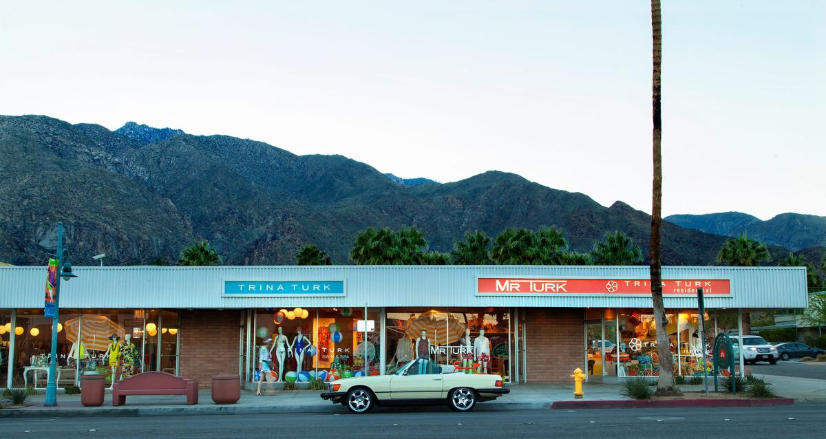 Store fronts in Downtown Palm Springs