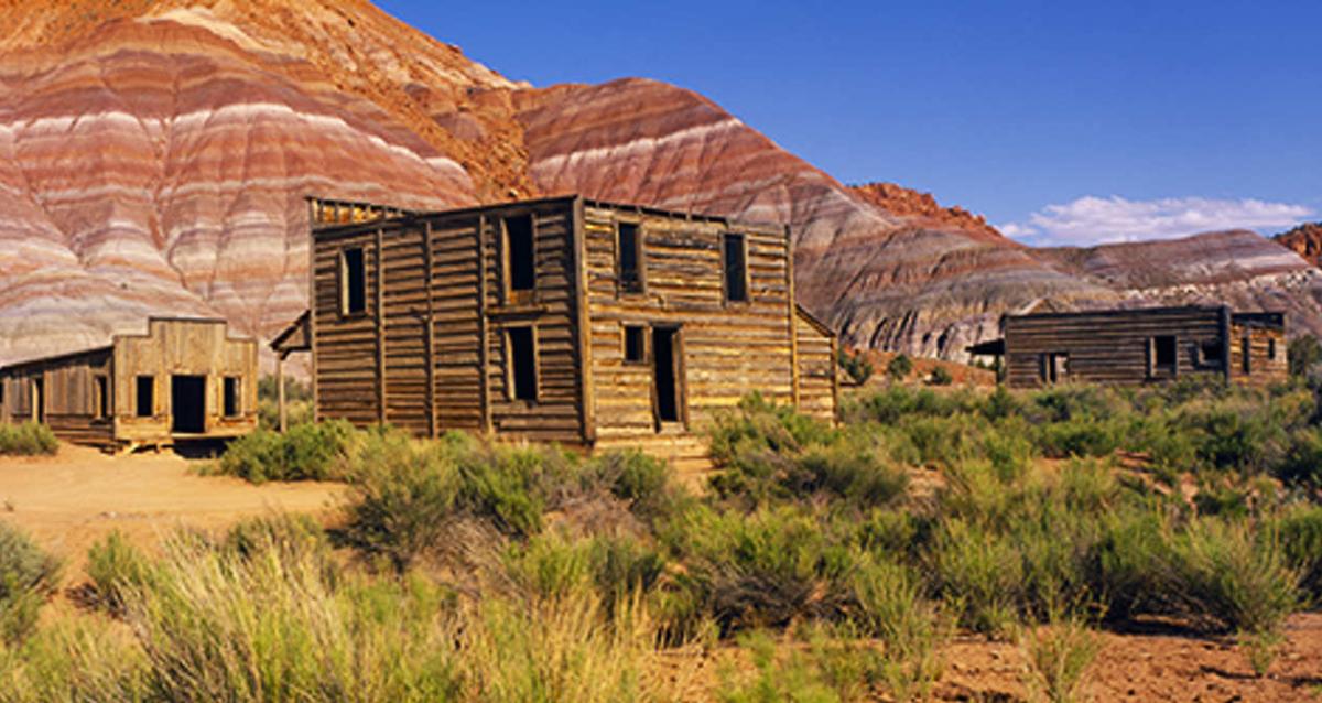 Old Paria Ghost Town near Kanab Utah