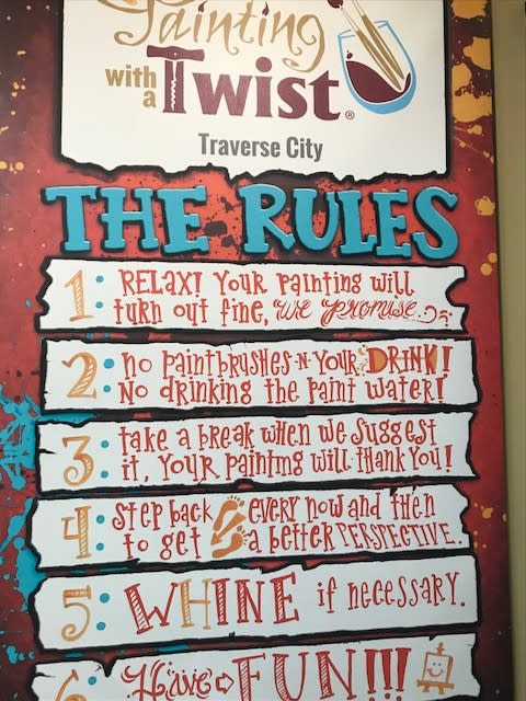 Painting With A Twist In Traverse City Michigan