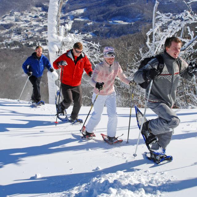 Snowshoeing