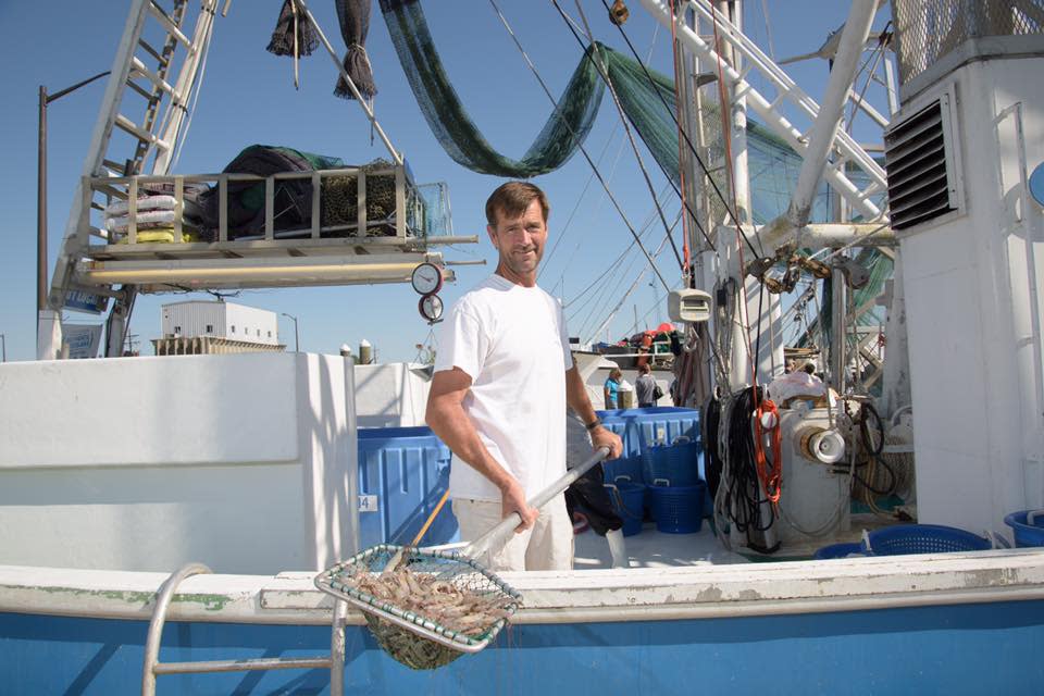 Shrimp Fresh Off the Boat at Delcambre Farmers Market