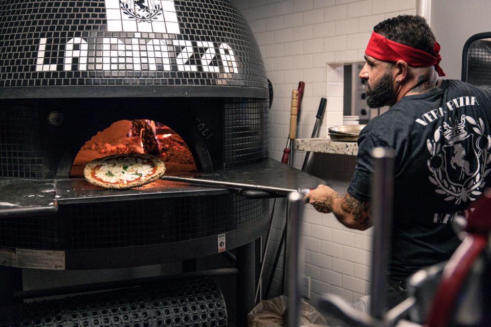 La Piazza Al Forno specializes in wood-fired pizzas certified by Verace Pizza Napoletana, a non-profit that has promoted the culture of Neapolitan pizza since the 1980s.