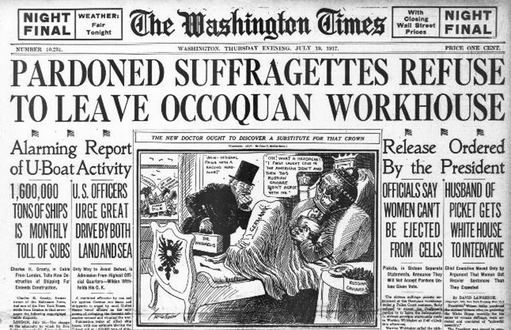 Suffragist News Column