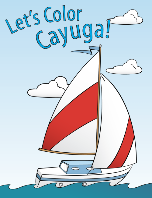 Let's Color Cayuga - Downloadable Coloring Book for all Ages to Enjoy