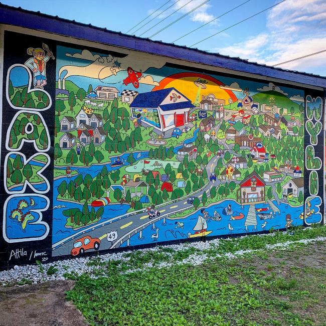 lake wylie mural