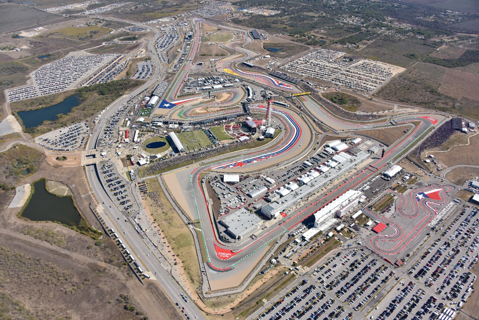 racetrack at Circuit of The Americas in austin texas