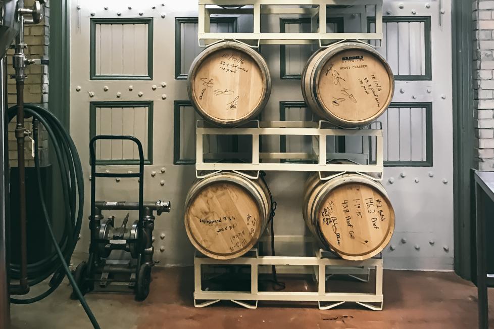 Whiskey barrels