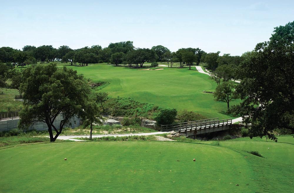 Hole number 7 at Avery Ranch Golf Course in Austin Texas