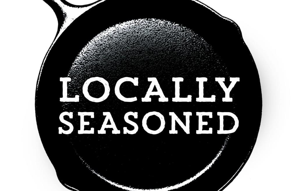 Locally Seasoned skillet logo
