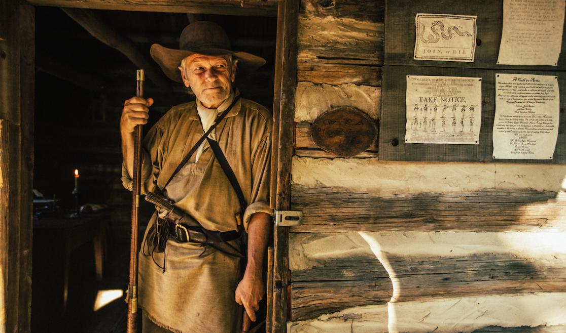 A scout for the militia at Hickory Ridge Museum