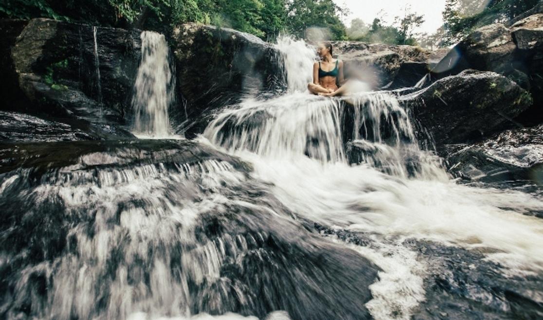 Boone Fork Falls and Hebron Rocks