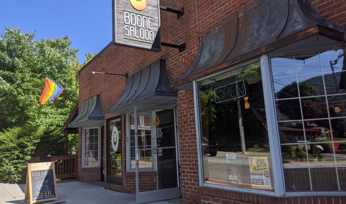 Boone Saloon Front Door