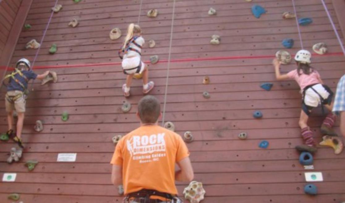 Climbing Tower at Rock Dimensions | Boone, NC