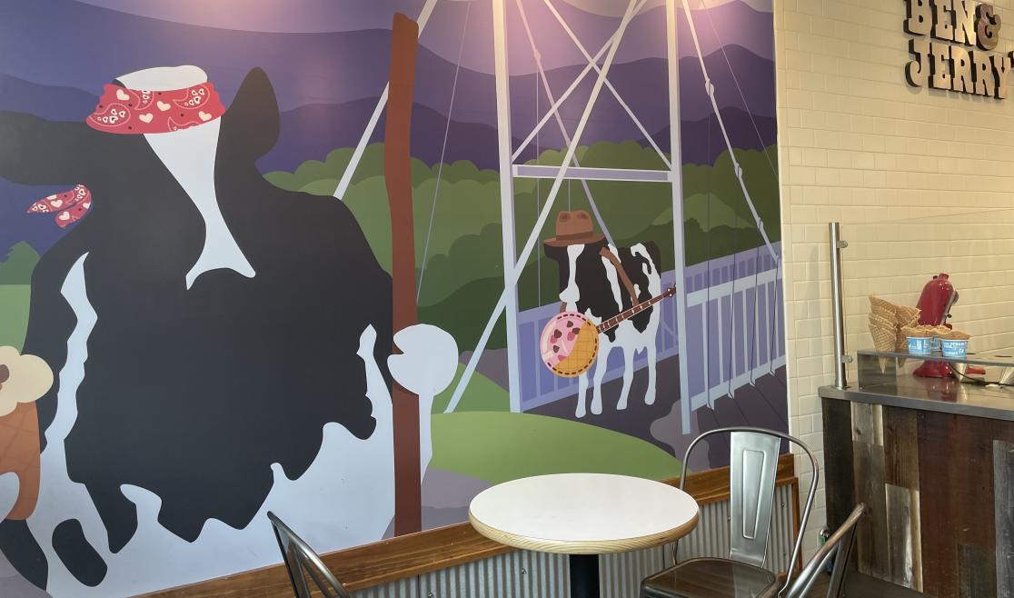 Ben and Jerry's Mural