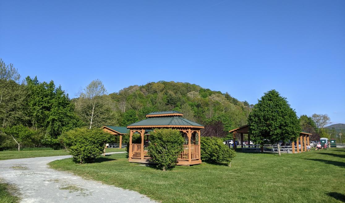 Gazebo at Clawson Burnley Park