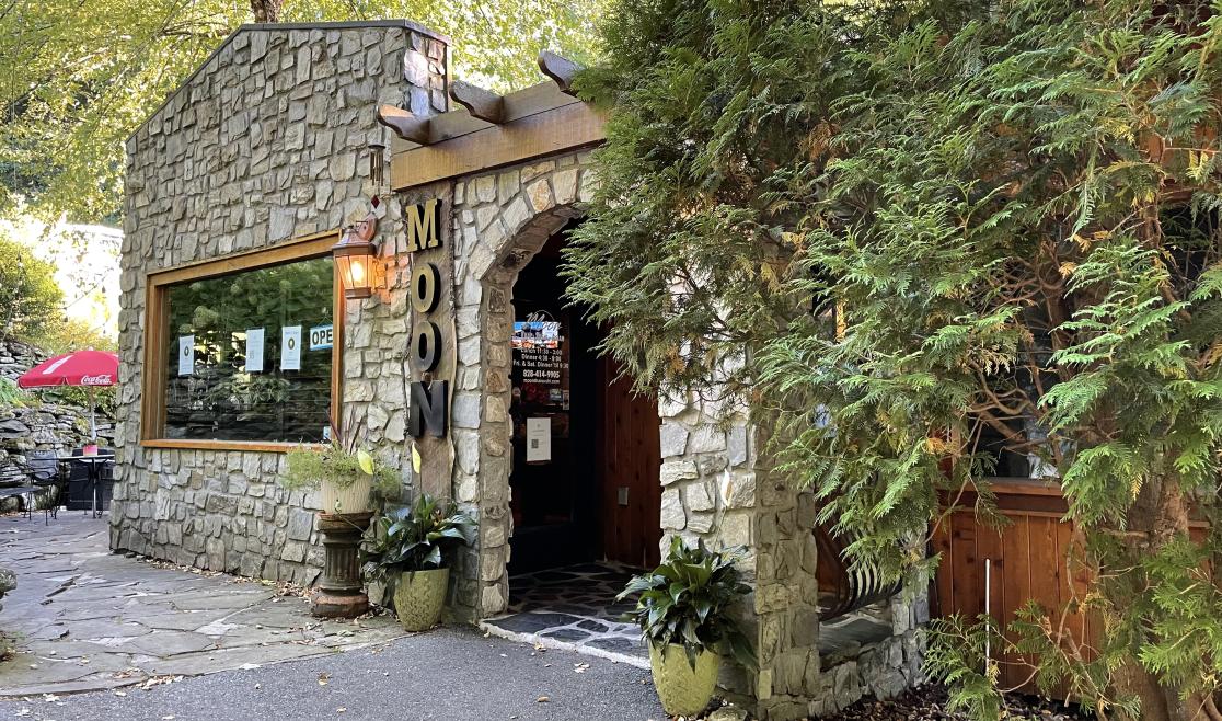 Moon Sushi Restaurant Entrance