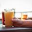 Two Goats beer glass