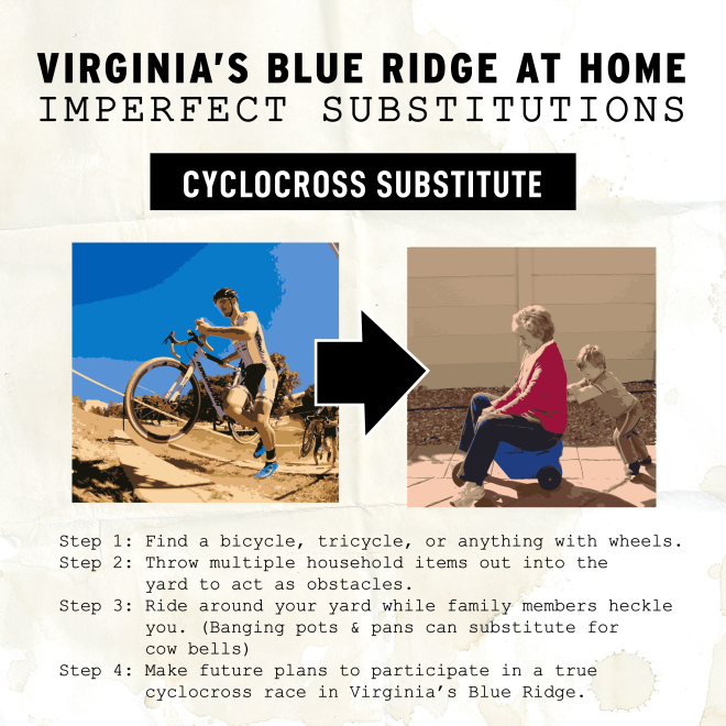 Virginia's Blue Ridge at Home - Cyclocross Substitute