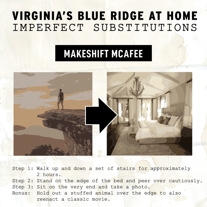 Virginia's Blue Ridge at Home - McAfee Knob Substitute