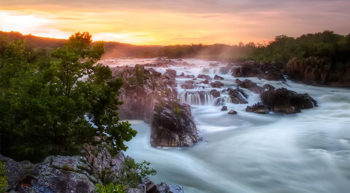 Great Falls Park - spring and summer header